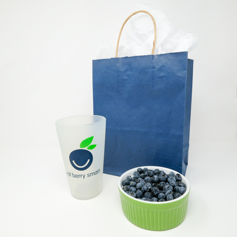 Eat Berry Smart Silicone Cup - Crossroads Blueberry Market