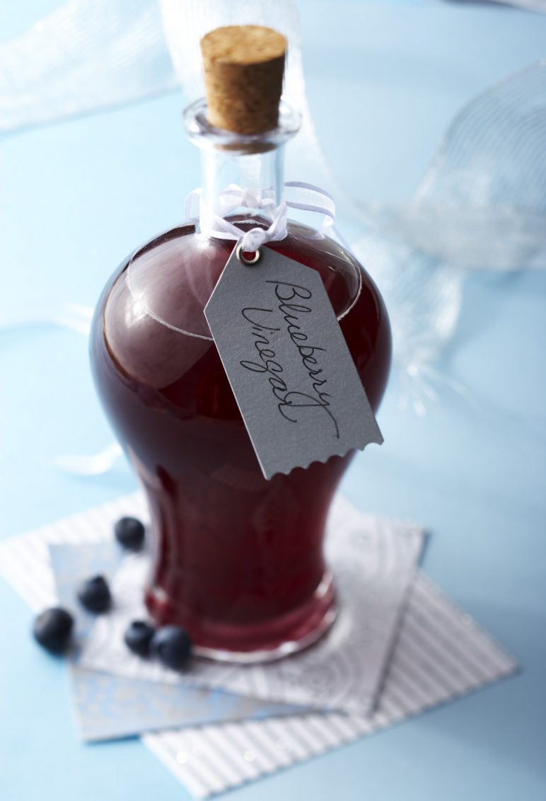 Homemade Blueberry Vinegar