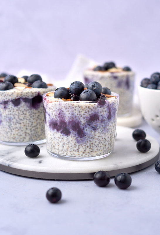 Blueberry Overnight Quinoa